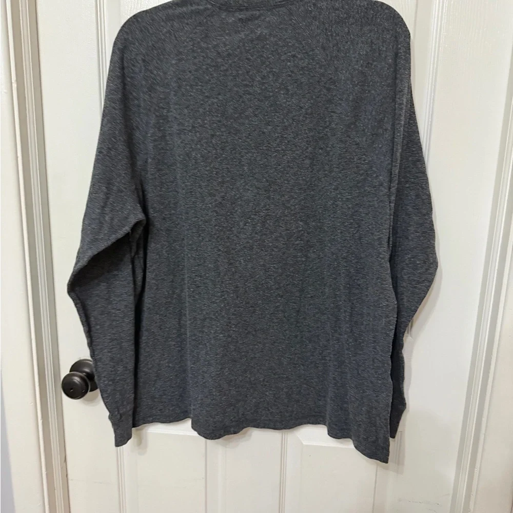 FAHERTY men’s long sleeve Henley size XXL grey‎